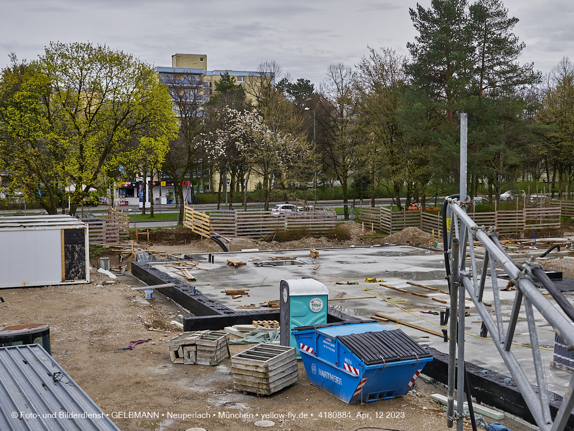 12.04.2023 - Baustelle Haus für Kinder in Neuperlach